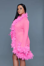 Load image into Gallery viewer, Short Marabou Robes Lingerie