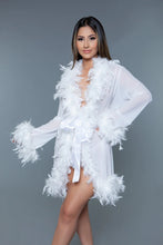 Load image into Gallery viewer, Short Marabou Robes Lingerie
