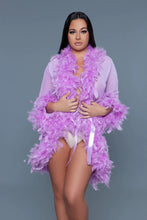 Load image into Gallery viewer, Short Marabou Robes Lingerie