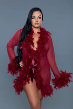 Load image into Gallery viewer, Short Marabou Robes Lingerie