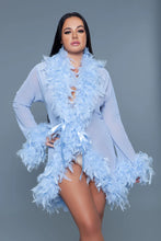Load image into Gallery viewer, Short Marabou Robes Lingerie