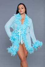 Load image into Gallery viewer, Short Marabou Robes Lingerie