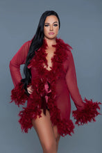 Load image into Gallery viewer, Short Marabou Robes Lingerie
