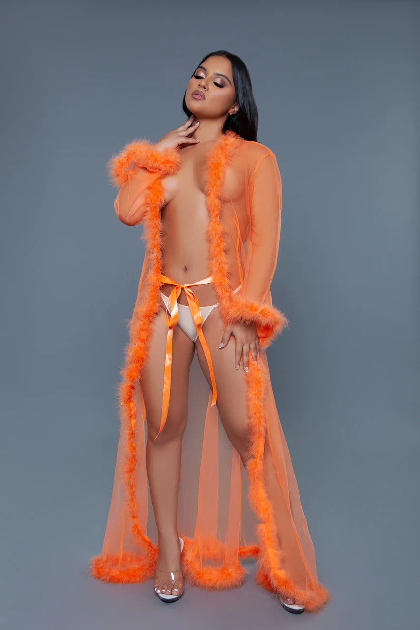Marabou Robe-Full Length
