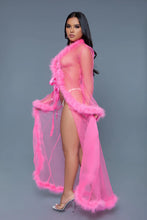 Load image into Gallery viewer, Marabou Robe-Full Length
