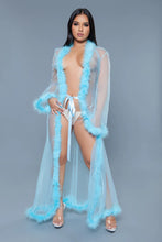 Load image into Gallery viewer, Marabou Robe-Full Length
